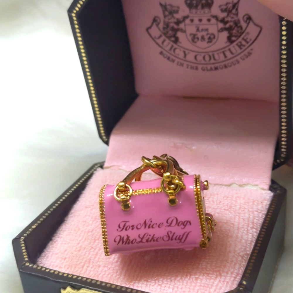 Vintage Juicy Couture Dog Carrier Charm - Picture 2 of 7
